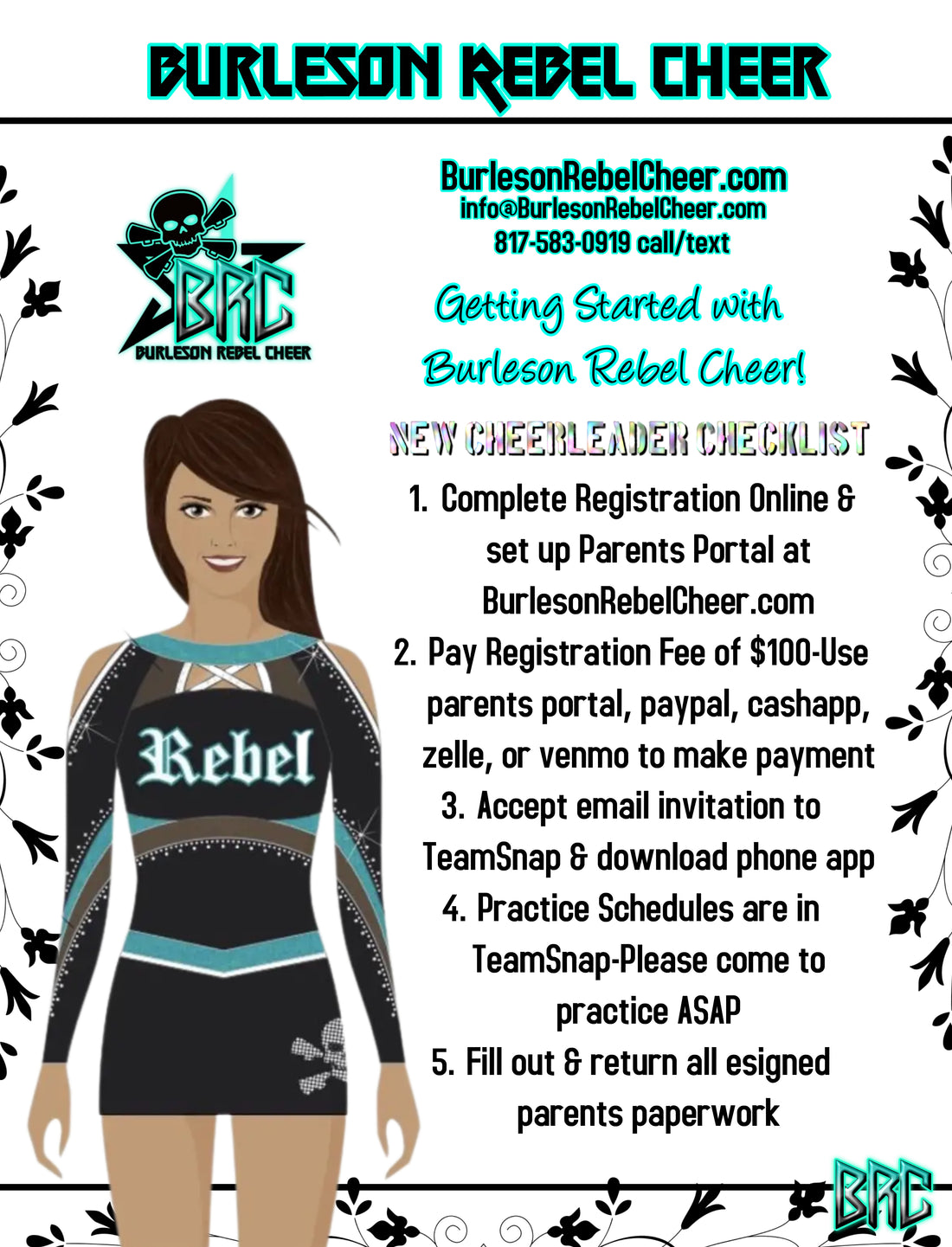 Let's Talk CHEER! It's that time again...Register NOW!!!