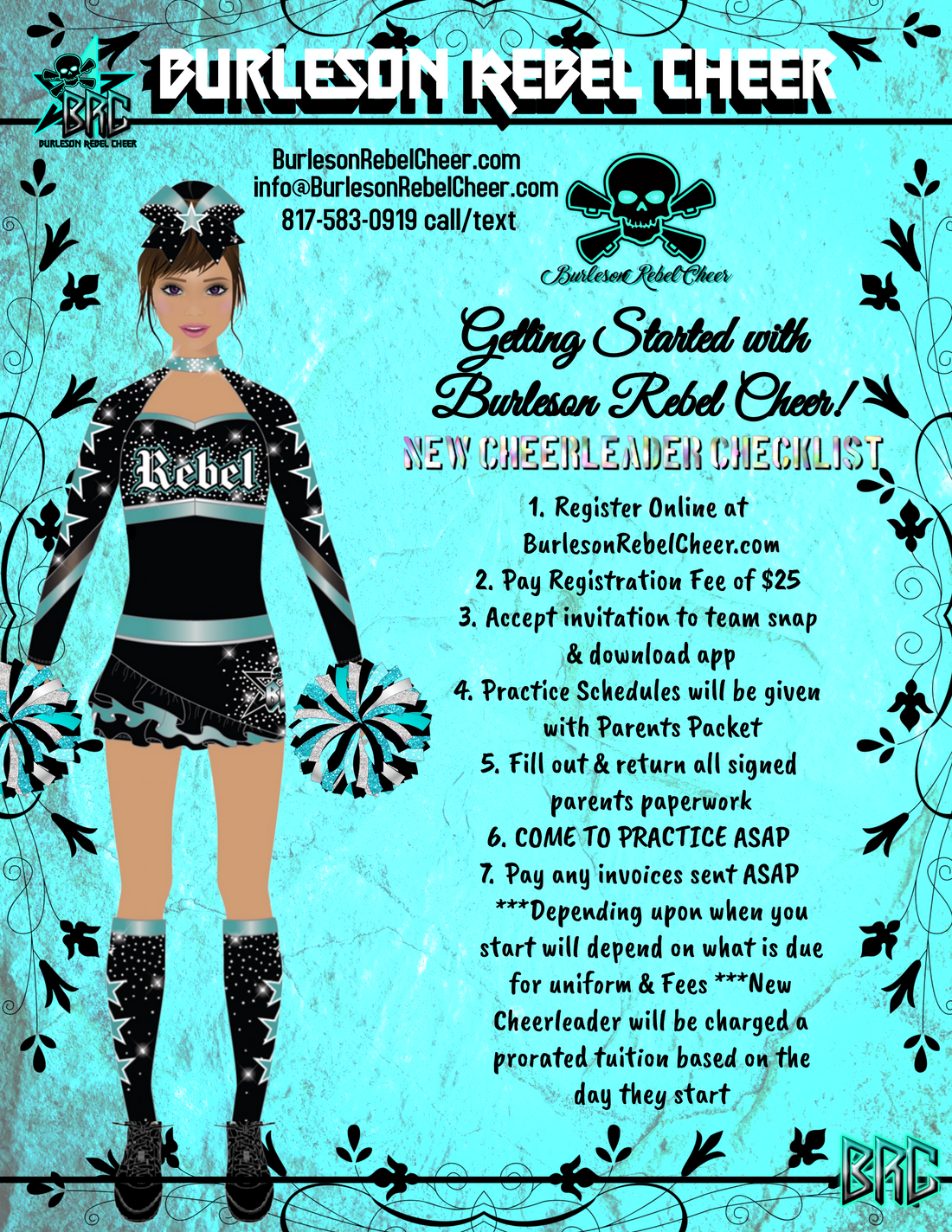 New Cheerleaders Checklist